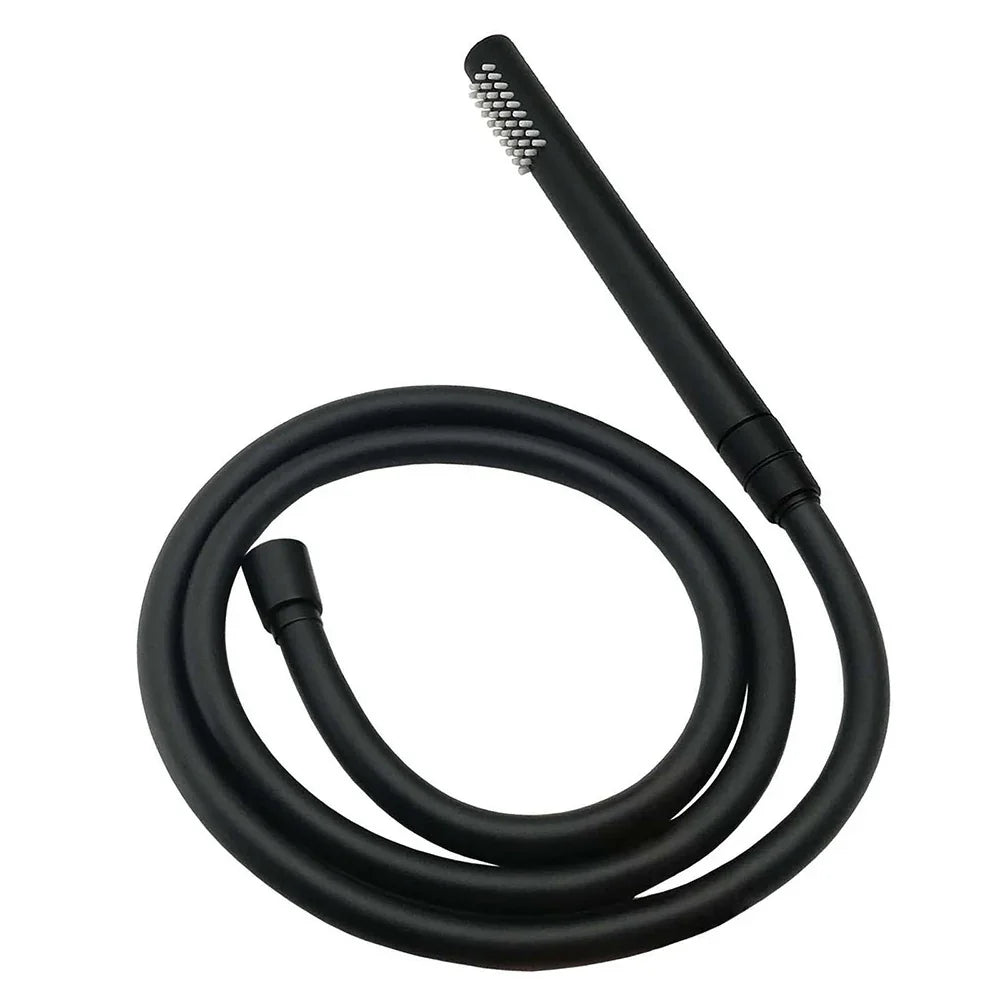 WELS Matt Black Twin Shower 8
