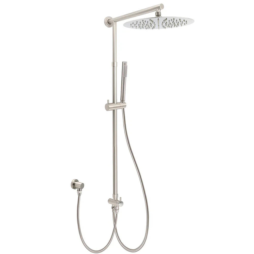 Brushed Nickel Dual Round 12