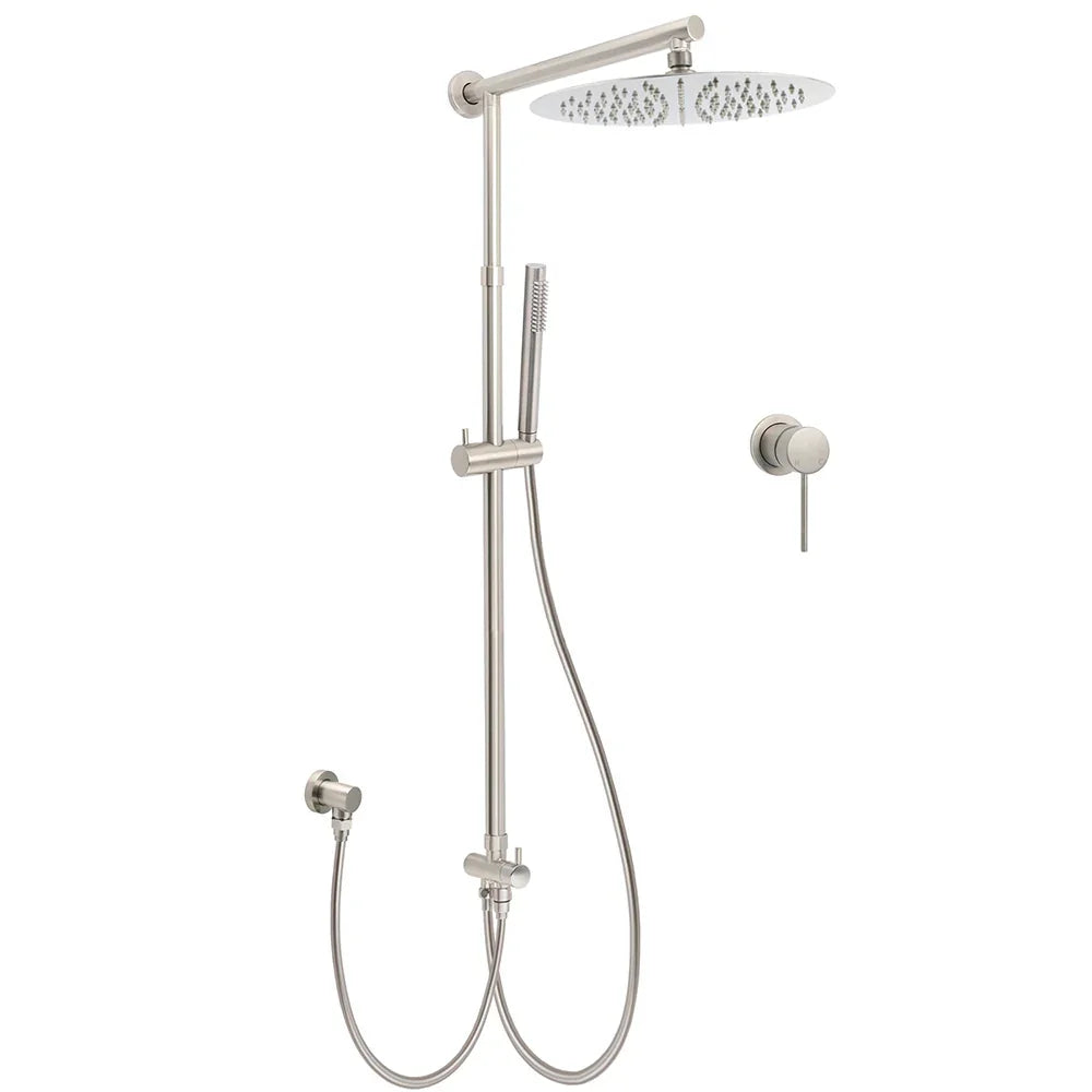 Brushed Nickel 2in1 Set Round 12
