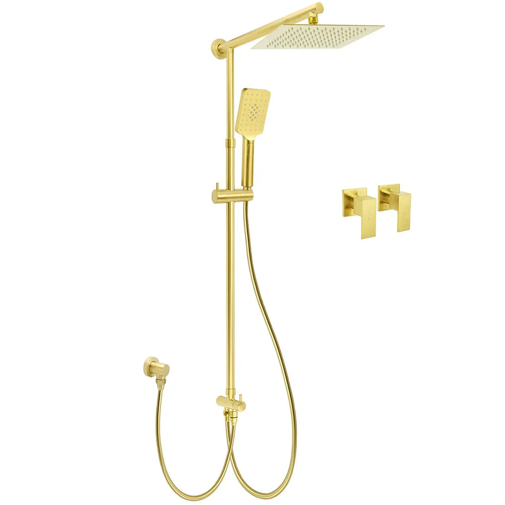 Brushed Gold Square 10