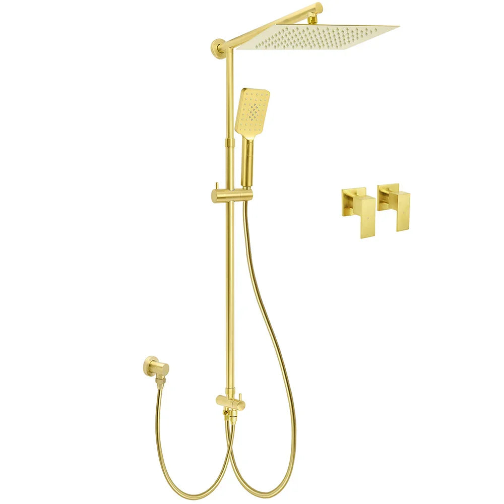 Brushed Gold Square 12