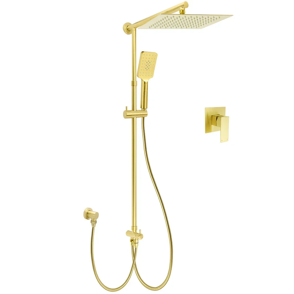 WELS Brushed Gold Square 12