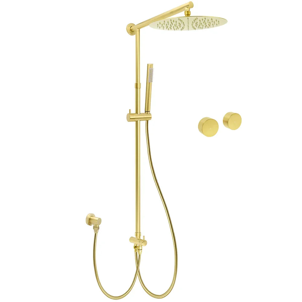 WELS Brushed Gold Rain Shower 12