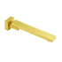 Brushed Gold Square Stainless Steel 180 Swivel Bathtub Faucet Water Outlet Spout
