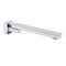 Chrome Square Stainless Steel Shower Bathtub Water Spout Faucet Outlet Tap 180° Swivel Set