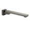 Gun Metal Square Stainless Steel 180 Swivel Bathtub Faucet Water Outlet Spout