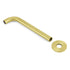 Brushed Gold Round 250mm Spout For Bathroom Tub Wall Mounted Water Filler Outlet