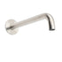 Brushed Nickel Round 250mm Long Spout Bath Tub Wall Mounted Water Filler Outlet