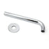 Polisehd Chrome Round 250mm Long Water Filler Spout Bath Tub Wall Mounted Outlet