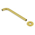 Bathroom 300mm Long Wall Mounted Extention Bath Tub Filler Spout Brushed Gold