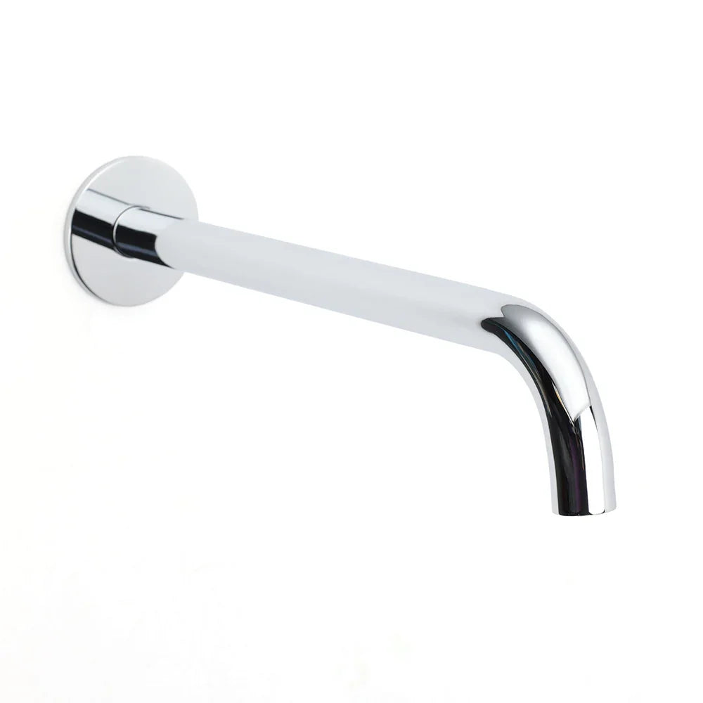 300mm Extra Long Wall Mounted Chrome Round Extention Bathtub Filler Spout Outlet