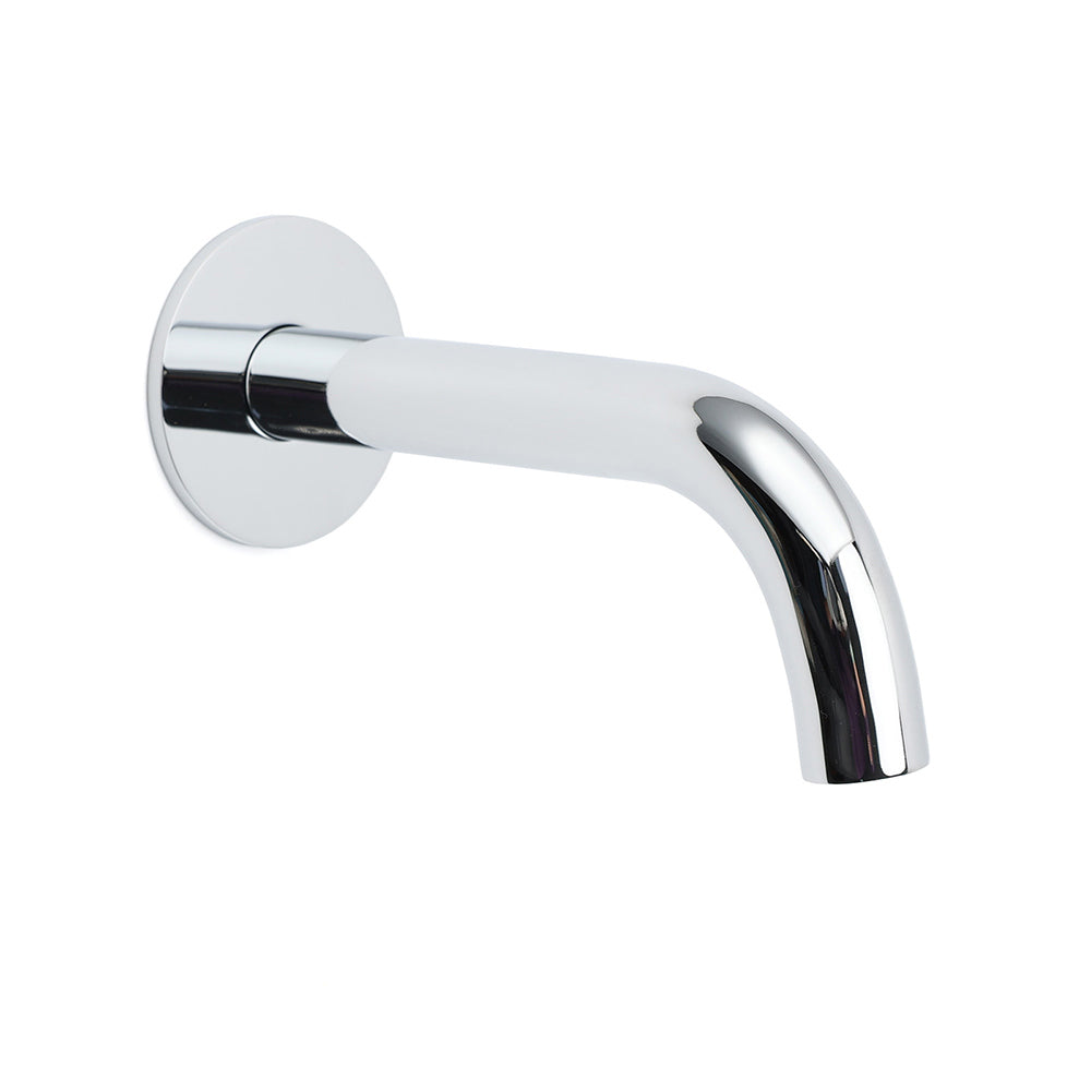 Polisehd Chrome Round Curve Faucet Water Outlet Swivel Bath Tub Filler Spout Set