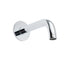 Polisehd Chrome Round Curve Faucet Water Outlet Swivel Bath Tub Filler Spout Set