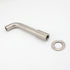 Brushed Nickel Silver Round Swivel Basin Faucet Bubble Water Outlet Bath Tub Spout