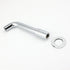 Round Chrome Curve Swivel Basin Faucet Bubble Water Outlet Swivel Bathtub Spout