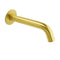 Brushed Gold Round Curve Bathtub Spout Stainless Steel Faucet Water Outlet Tap