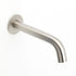 Brushed Nickel Round Curve Basin Bubble Faucet Water Outlet Bath Tub Wall Spout