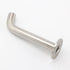 Brushed Nickel Round Curve Basin Bubble Faucet Water Outlet Bath Tub Wall Spout