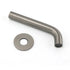 Gun Metal Grey Round Bathtub Spout Basin Curve Faucet Bubble Wall Mounted Outlet