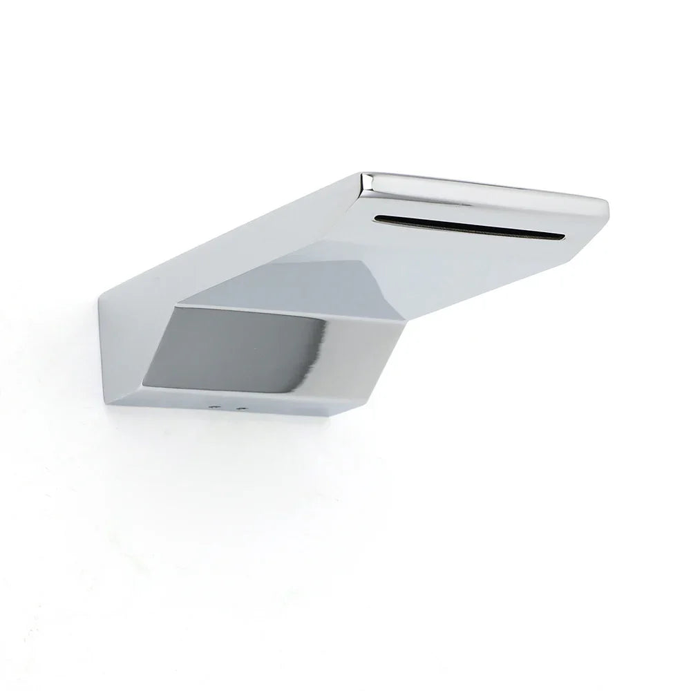Chrome Square Shower Bath Tub Filler Waterfall Spout Faucet Outlet 1/2 Inch End
