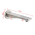 Brushed Nickel Round Bathtub Bubble Outlet Wall Mounted Spout Stainless Steel