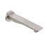 Brushed Nickel Round Bathtub Bubble Outlet Wall Mounted Spout Stainless Steel