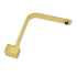Brushed Gold Square Bathroom Spout Gooseneck Arm Bathtub Filler Tap Water Outlet