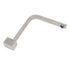 Brushed Nickel Square Spout Gooseneck Arm High Rise Bathtub Filler Water Outlet