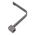 Gun Metal Square Bathroom Swivel Spout Gooseneck Arm Bathtub Filler Tap Outlet
