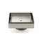 Stainless Steel 100mm Square Tile Insert Shower Grate Floor Drain 50mm Outlet