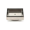 WaterMark Brushed 100mm Square Tile Insert Shower Grate Floor Drain 80mm Waste