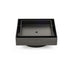Gun Metal 100x100mm Square Tile Insert Floor Drain Small Shower Grate 80mm Waste