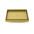 Brushed Gold Large 200mm Tile Insert Bathroom Floor Drain Grate 80mm Waste Outet