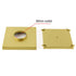 Brushed Gold Large 200mm Tile Insert Bathroom Floor Drain Grate 80mm Waste Outet