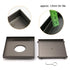Gun Metal Large Square 200x200mm Tile Insert Floor Drain Shower Grate 80mm Waste