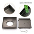 Bathroom Gun Metal 150mm Tile Insert Floor Drain Shower Grate 80mm Waste Outlet