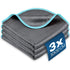 400GSM Microfiber Carbon Magic Cloth Cleaning Towel Washable Non Trace Absorbent Polishing Towel