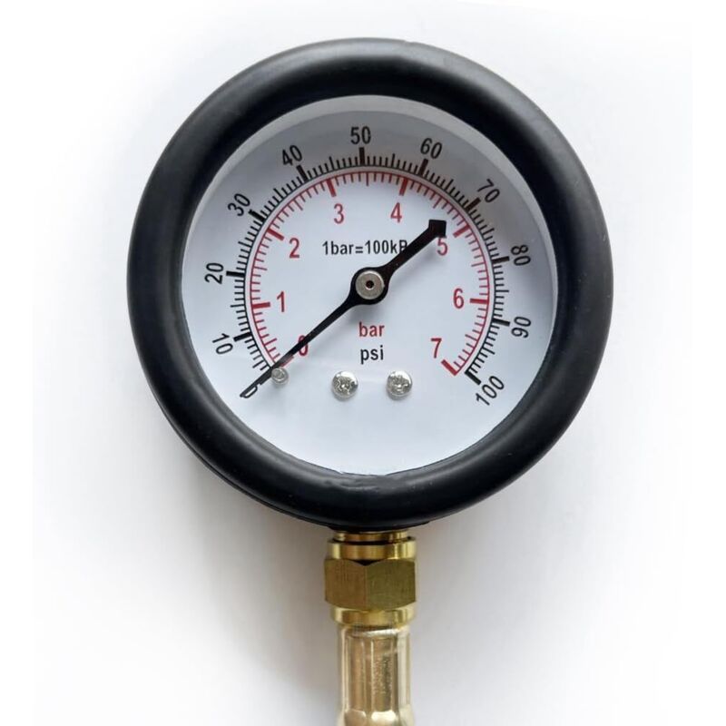 Fuel Pressure Test Kit Truck, Motorcycle Kit for Car Pressure Tester Fuel Pressure Gauge Fuel Injection Pump