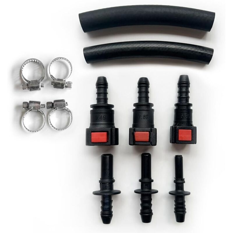 Fuel Pressure Test Kit Truck, Motorcycle Kit for Car Pressure Tester Fuel Pressure Gauge Fuel Injection Pump