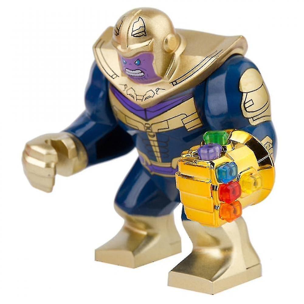 8cm Thanos Armor with Infinity Gauntlets Sword Mini Doll Building Blocks Toys Children Gifts Halloween db
