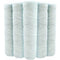Set of 5 Spiral Water Filter Cartridges Anti-Sediment 10 Inch 254 mm - Compatible with 10 Inch Filters Made in France 5 Microns