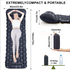 Self-Inflating Camping Mattress: Thick Lightweight Single Camping Mattress Inflatable and Attachable Double Camping Mat and Compact Inflatable Olive Green