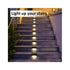 16-pack Waterproof LED Solar Lights for Stairs Fence Garden Patio and Walkway—Max