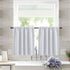 Short curtains, blackout curtains, 2 pieces white 132x46cm