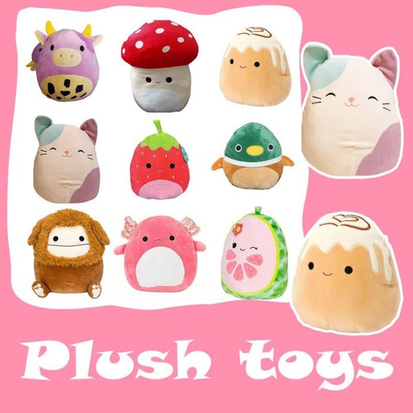 20 cm Squishmallow Pillow Plush Toy FROG -1