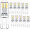 G9 LED bulbs 1.5W equivalent to 20W halogen cool white light 6000K, AC 220-240V, non-dimmable, mini bulb, flicker-free, 10-pack_max