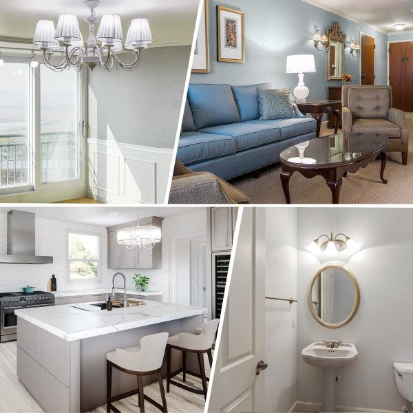 G9 LED bulbs 1.5W equivalent to 20W halogen cool white light 6000K, AC 220-240V, non-dimmable, mini bulb, flicker-free, 10-pack_max