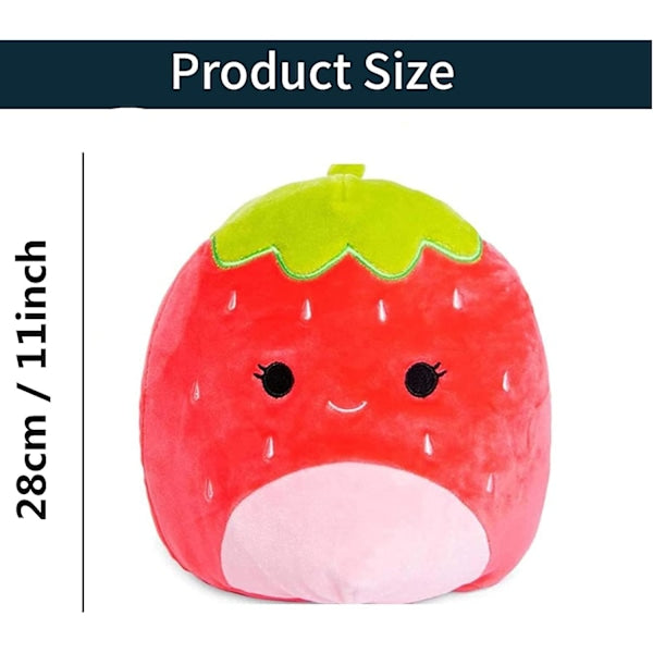 Strawberry Plush Toys 28 cm Maui Strawberry - Soft Stuffed Animal, Soft Plush Doll Hug Pillow
