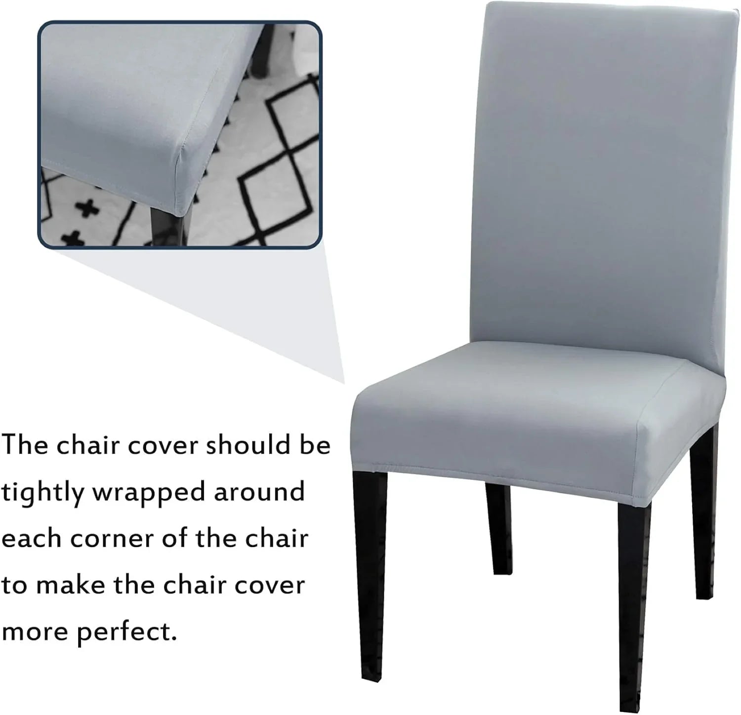 Chair Covers Set of 4 or 6, Stretch Removable Washable Chair Covers Decoration Slipcovers Seat Covers for Hotel Wine Red-tfrf wine Red 6pcs
