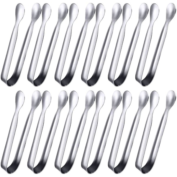 12-pack mini tongs Sugar tongs Ice tongs Small stainless steel serving tongs_qcx
